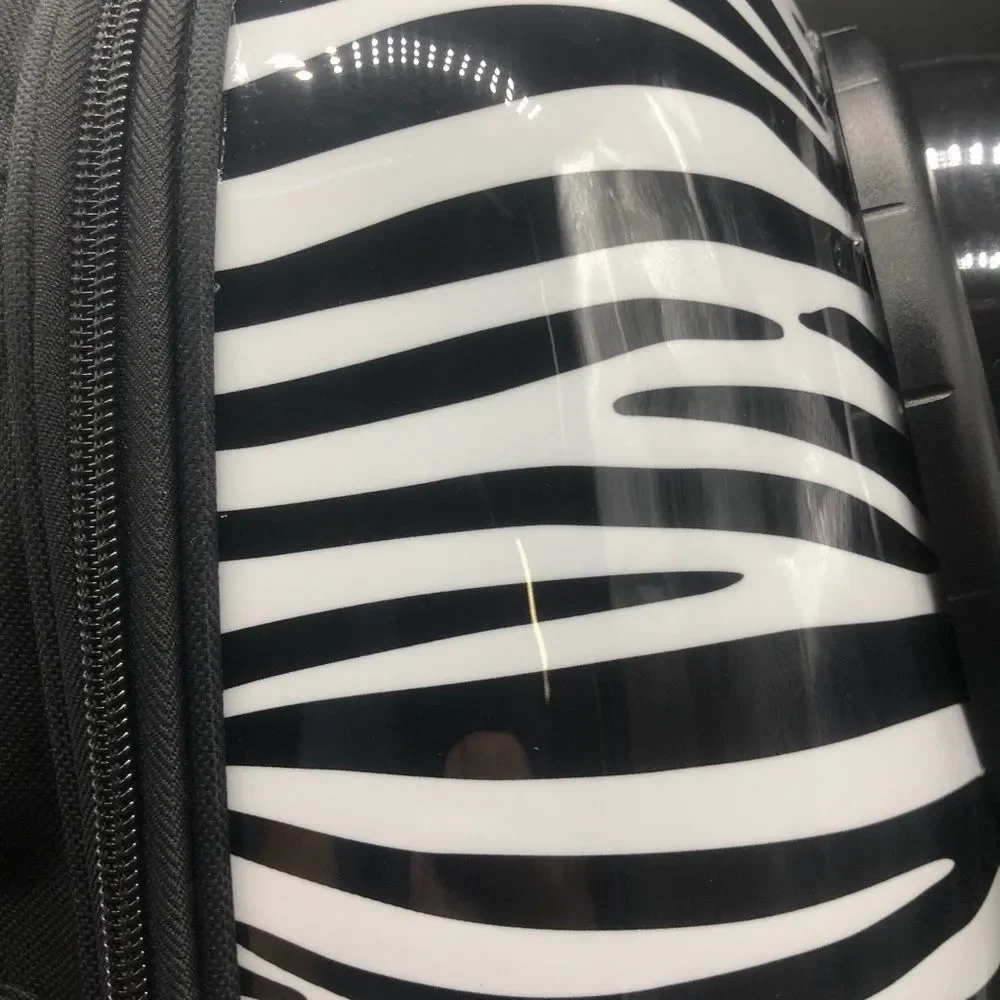 Zebra Pattern Space Capsule Pet Backpack Carrier for Small Pet for Cat & Dogs